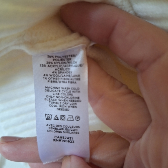 Loft Fair Isle Sweater Pastel Cozy Warm Soft Stretchy Womens Size L - Picture 5 of 6